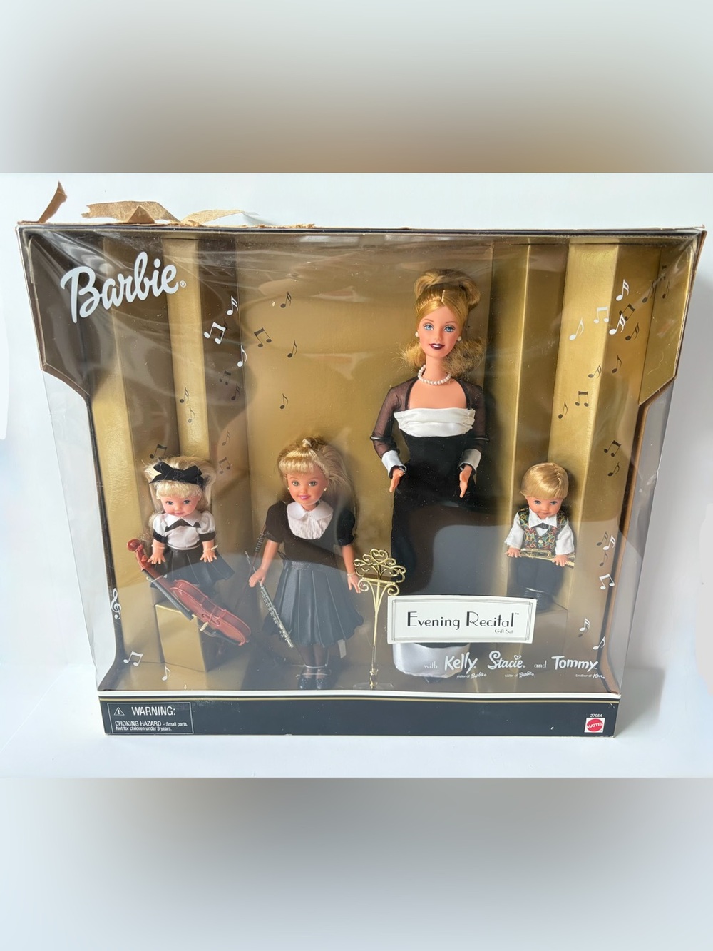 2000 Evening Recital Set with Kelly Stacie Tommy & Barbie Dolls